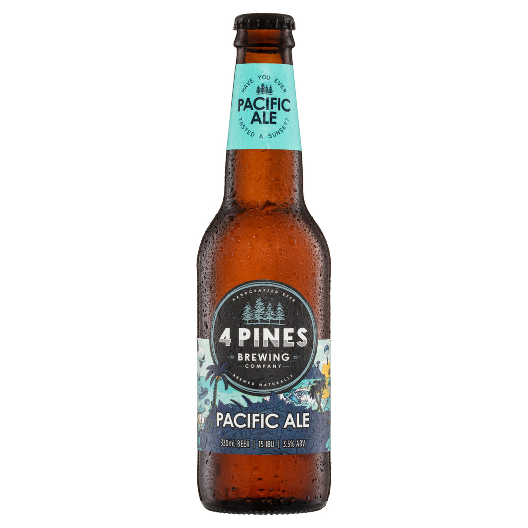 4 Pines Pacific Ale Bottle x 24, 330ml Bottles