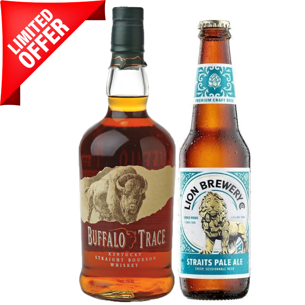 Bourbon & Beer Special! Buffalo Trace and Lion Brewery Straits Pale Ale