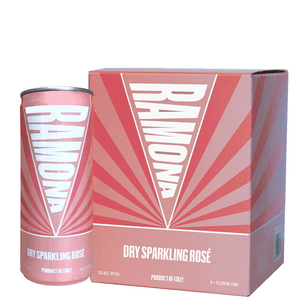 RAMONA Dry Sparkling Rosé Wine Spritz (4-Pack)